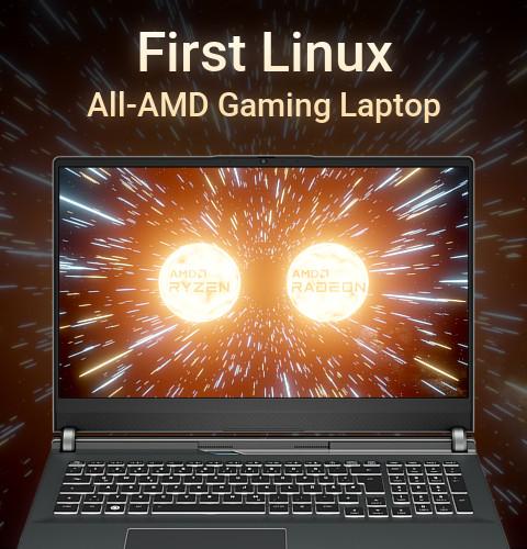 Das erste Linux-All-AMD-Gamingnotebook