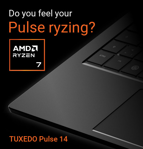 The new TUXEDO Pulse 14