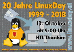 TUXEDO Computers beim 20. LinuxDay in Dornbirn (Österreich)