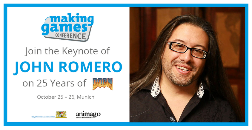 John Romeo bei der Making Games Conference