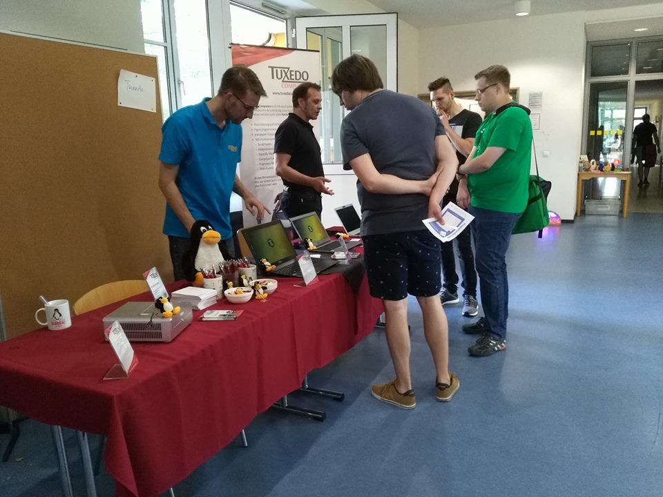 TUXEDO Computers beim Linuxtag in Tübingen.