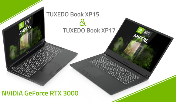 Neu im Shop: Das XP15 und XP17 von TUXEDO Computers.