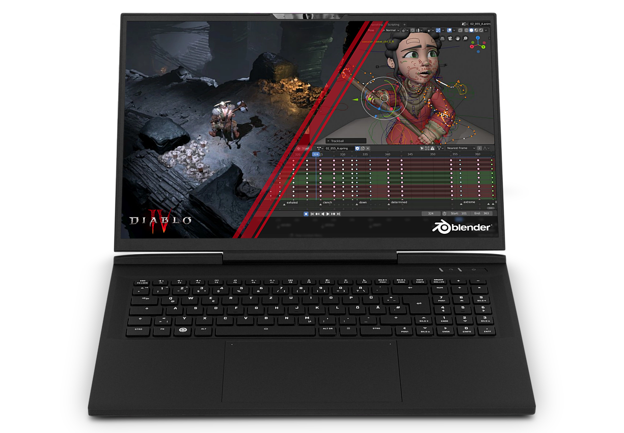 The new TUXEDO Stellaris 17: A strong high-end desktop replacement in a portable premium case.