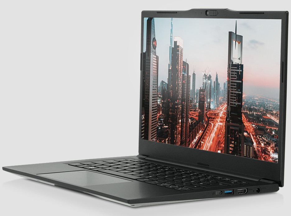 TUXEDO Aura 14 Gen3: Compact format for maximum mobility.