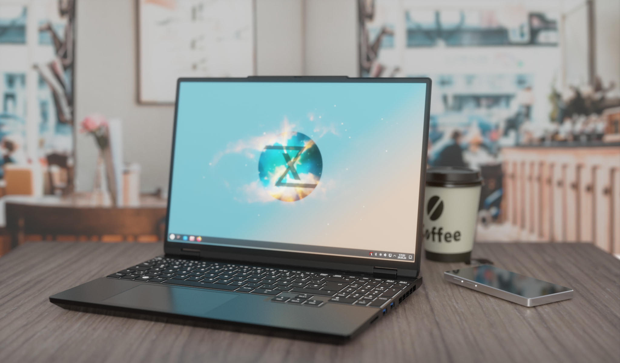 TUXEDO Stellaris Slim 15