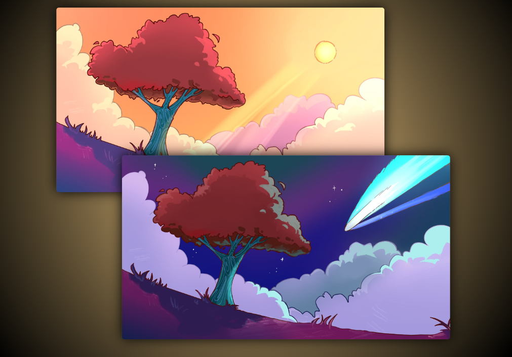 New wallpapers for the new desktop: New artwork for Plasma 6.0.