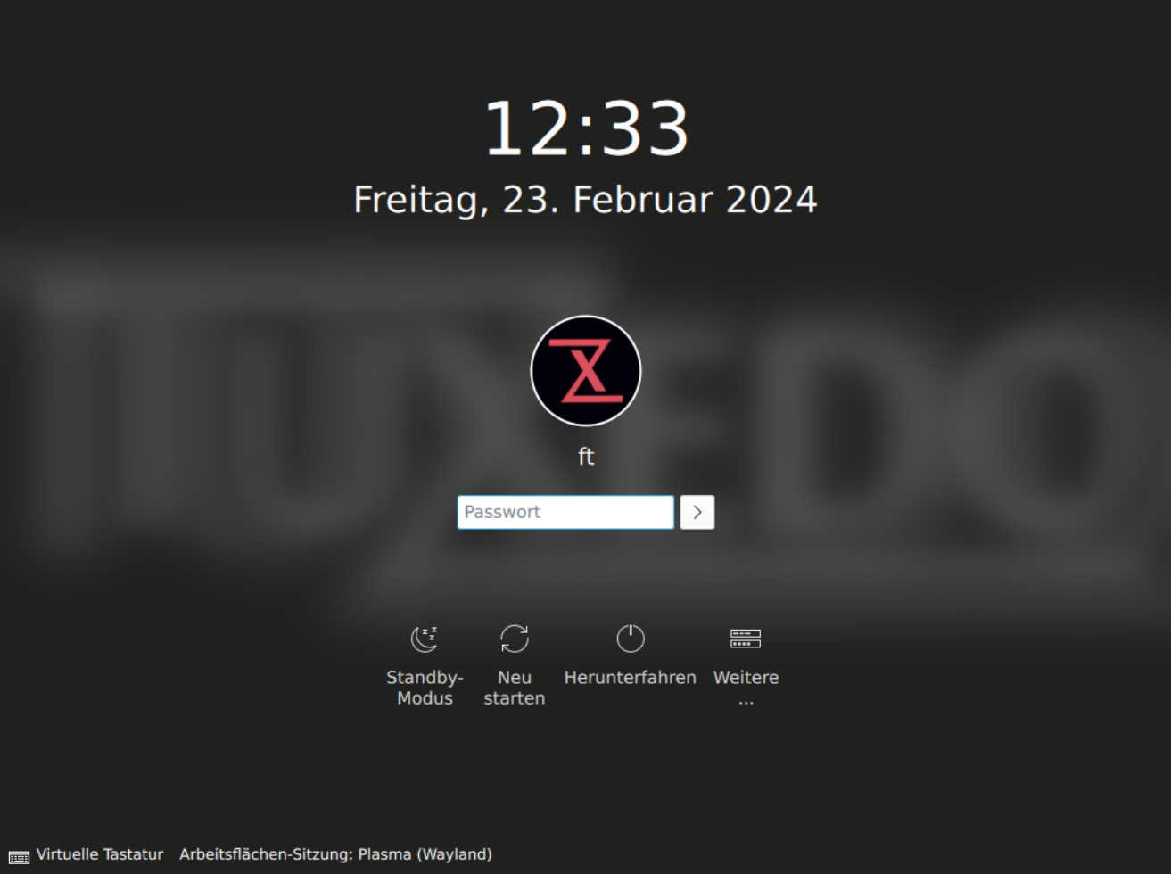 Umstellen von X11 zu Wayland.