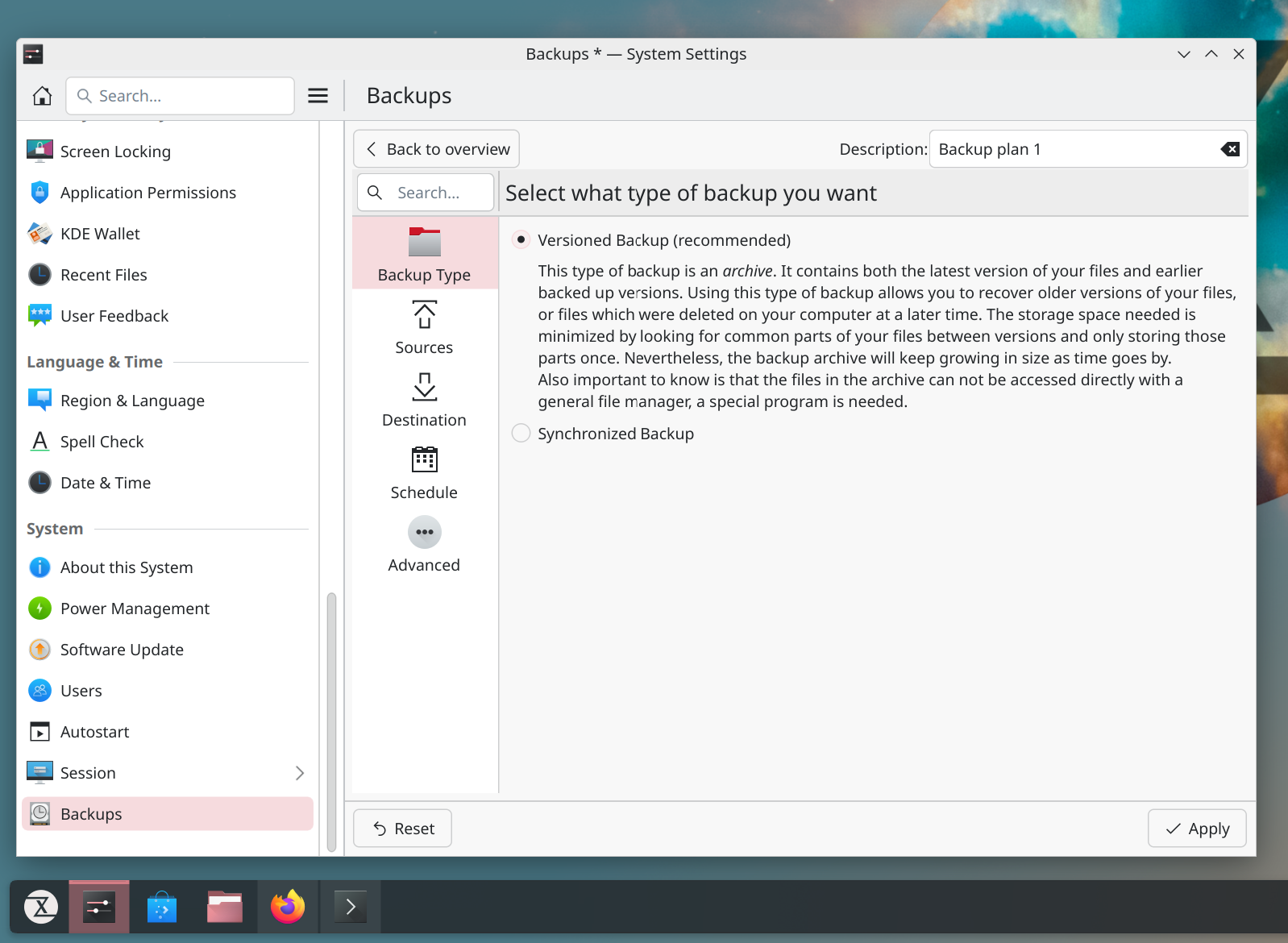 With Kup, you can choose between two backup options.