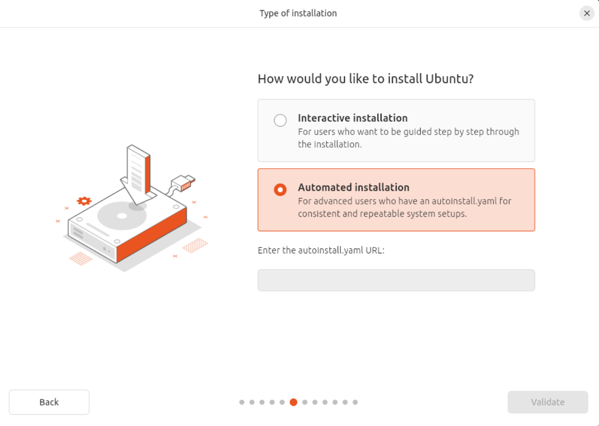 The new installer also offers an automated installation