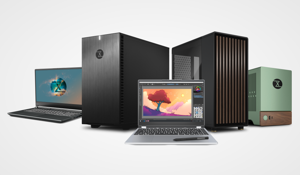 From new Stellaris and InfinityBook models to the Gemini 17: In 2025 we launched numerous high-performance devices and expanded the TUXEDO portfolio.