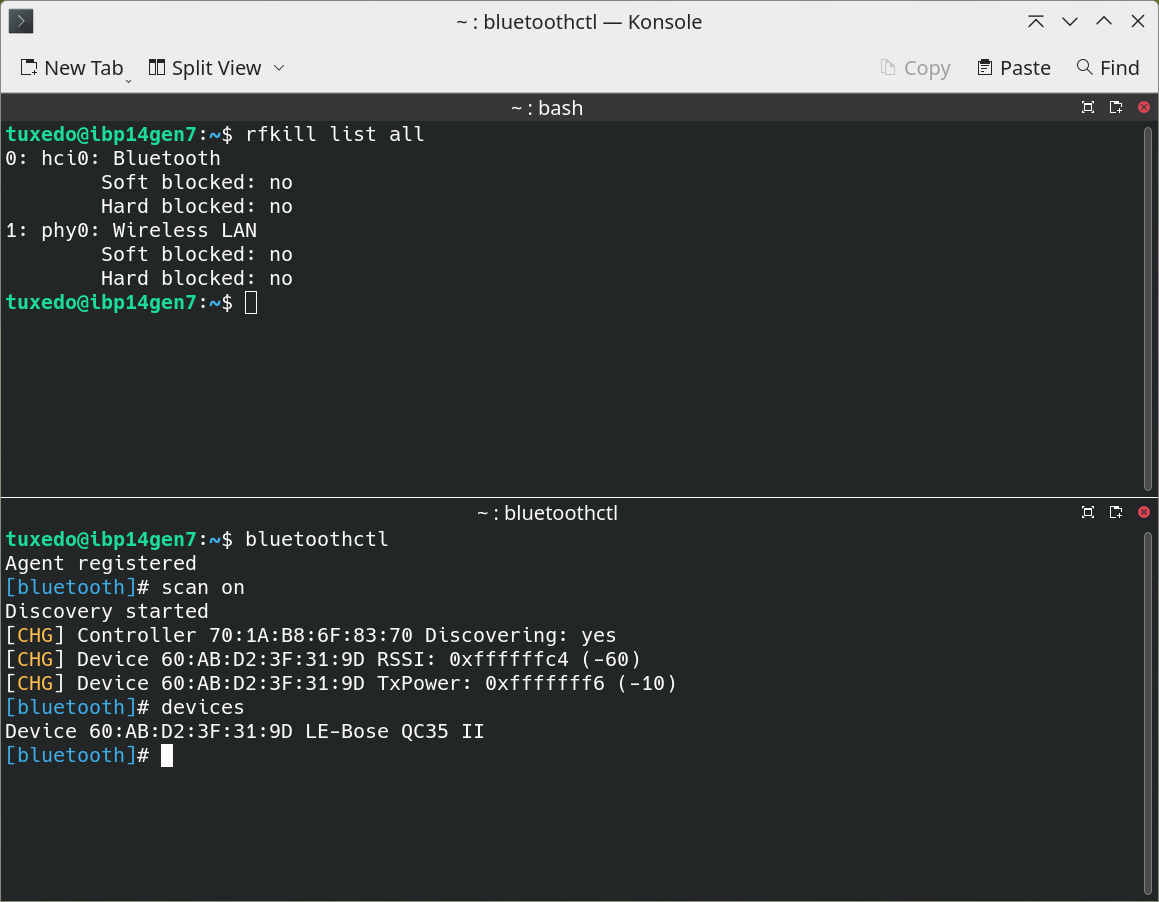 Rfkill removes blockades in case of need. As a rule, however, this step is not necessary
