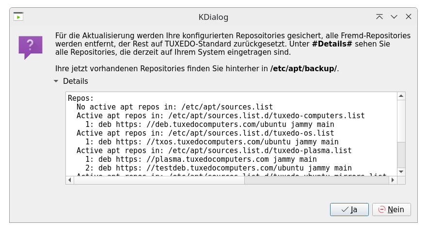 Repositories werden gesichert