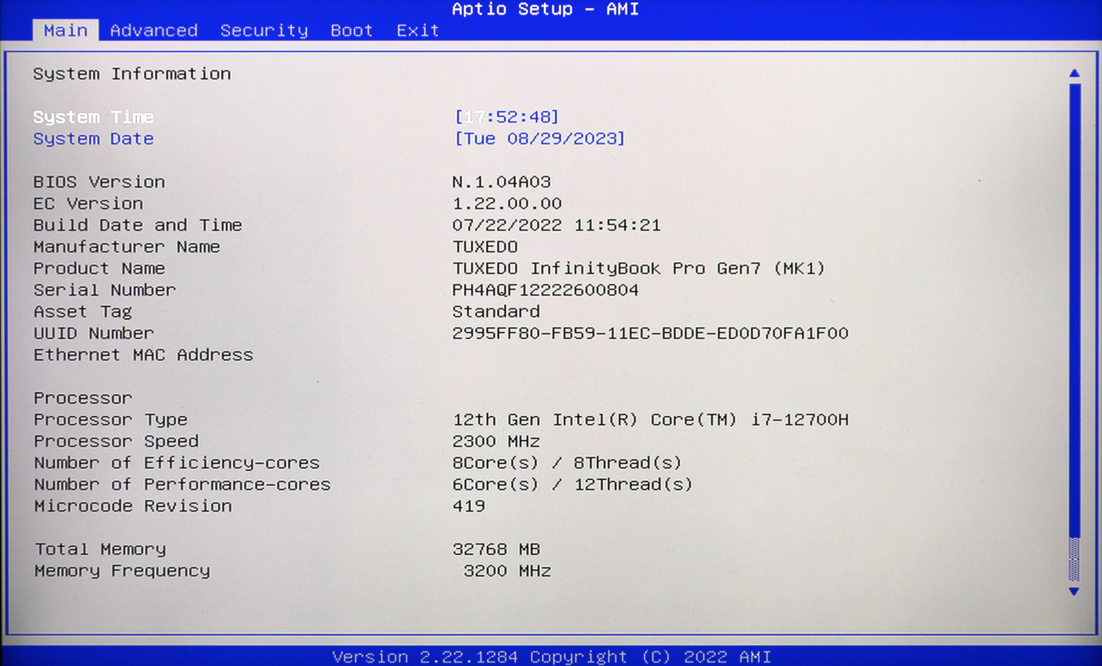 In the BIOS/UEFI you configure central functions of the computer. Normally you don't have to change anything here, the BIOS is optimally set for your device by default.
