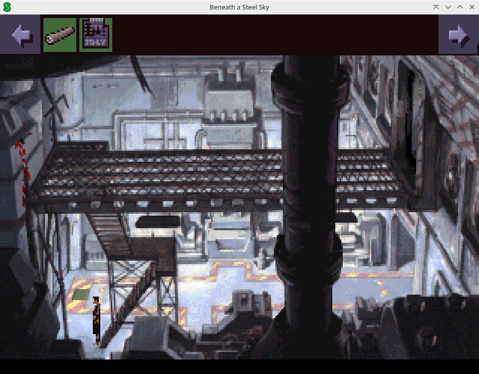 Das Klick&Point-Adventure Beneath a Steel Skye über GoG installiert.