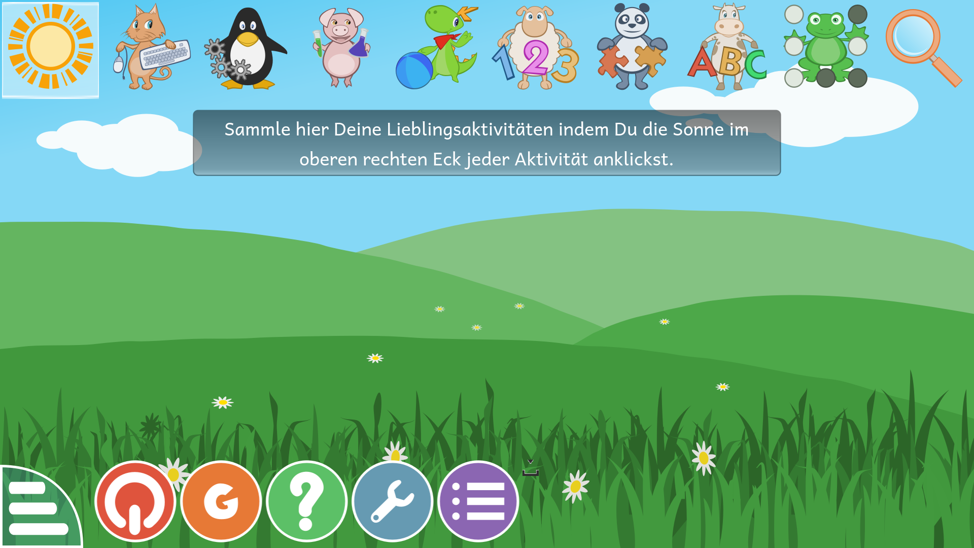 GCompris ist kindgerecht und fördert spielerisches Lernen