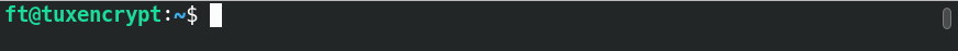 Der Prompt zeigt User- und Hostnamen an