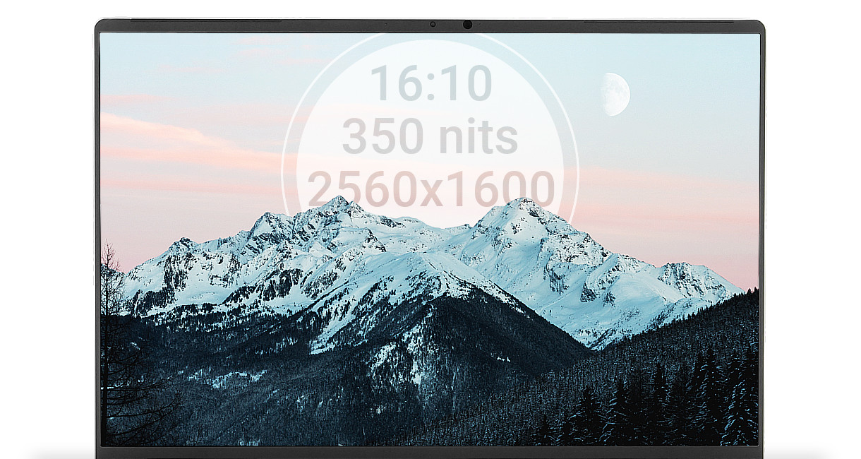 TUXEDO InfinityBook Pro 16 display