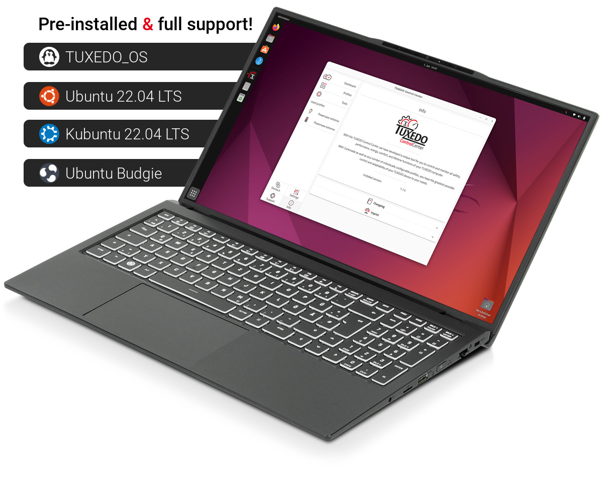 InfinityBook S 15 with full Linux support