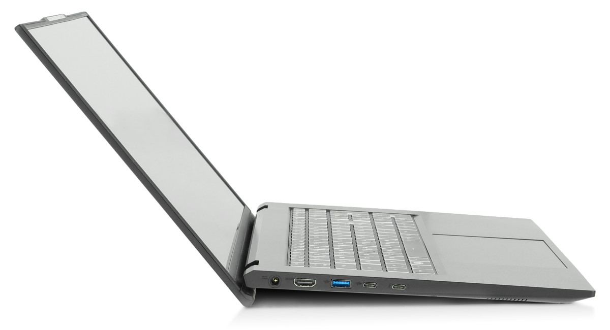 InfinityBook S 17 left ports