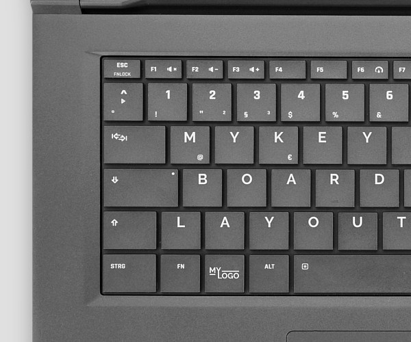 TUXEDO Tastaturlaserung
