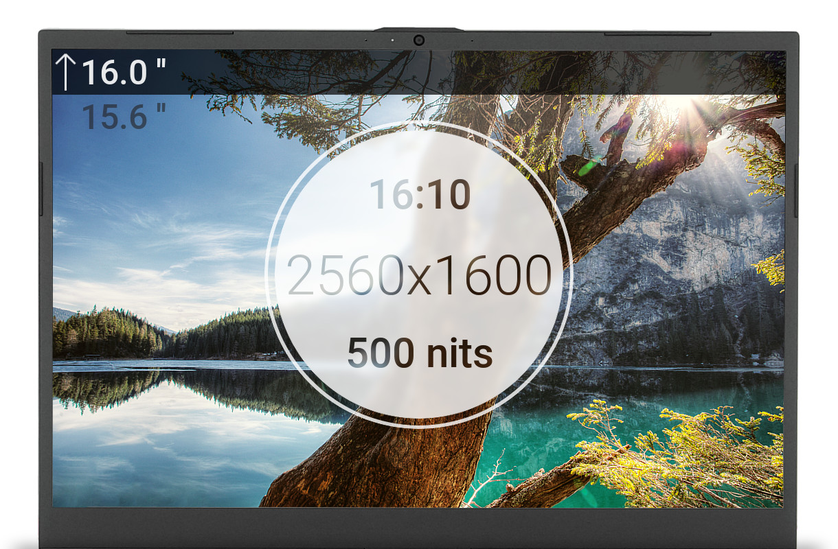 TUXEDO Gemini 16 - Gen2 display