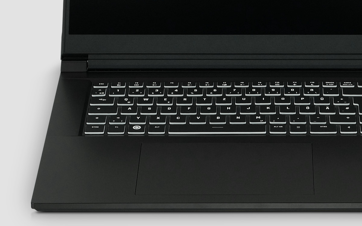 TUXEDO Gemini 17 - Gen2 keyboard close-up