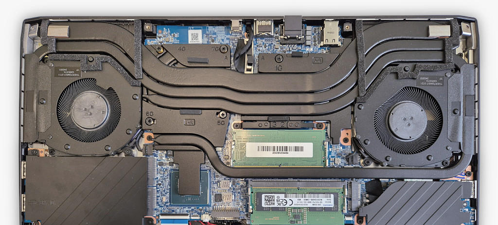 TUXEDO Stellaris Slim 15 - Gen6 Cooling