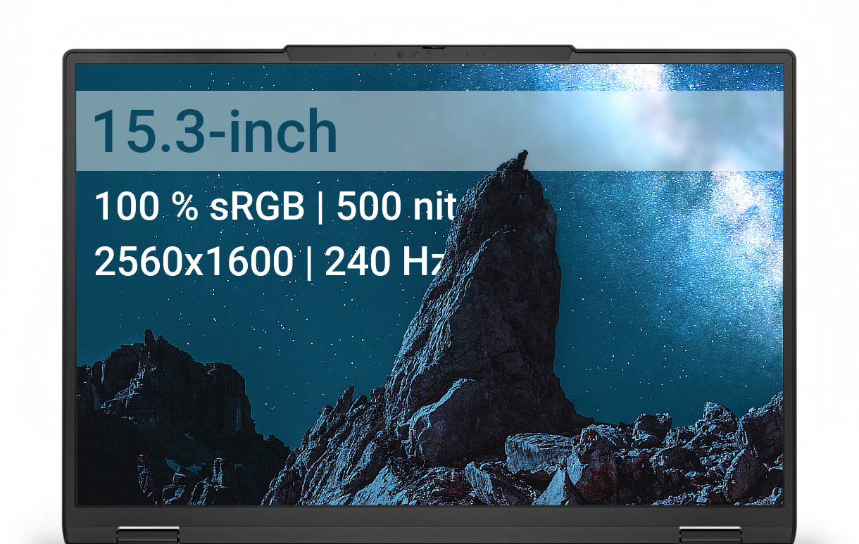 TUXEDO Stellaris Slim 15 display