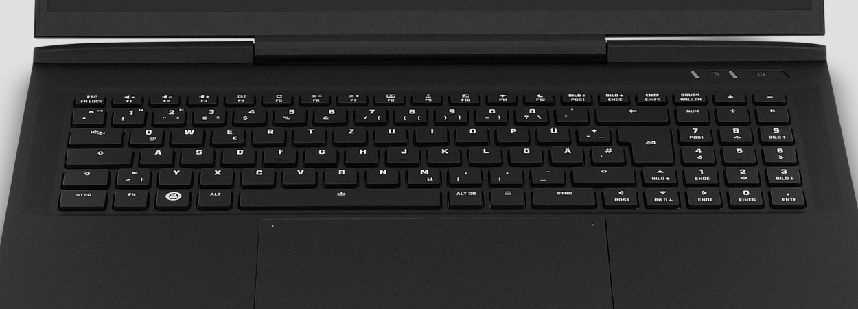 TUXEDO Stellaris 17 Keyboard and Clickpad