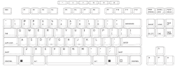 Keyboard Cherry KC1000 - corded - English layout (US-ANSI)