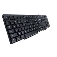 with corded keyboard (Logitech, German)
